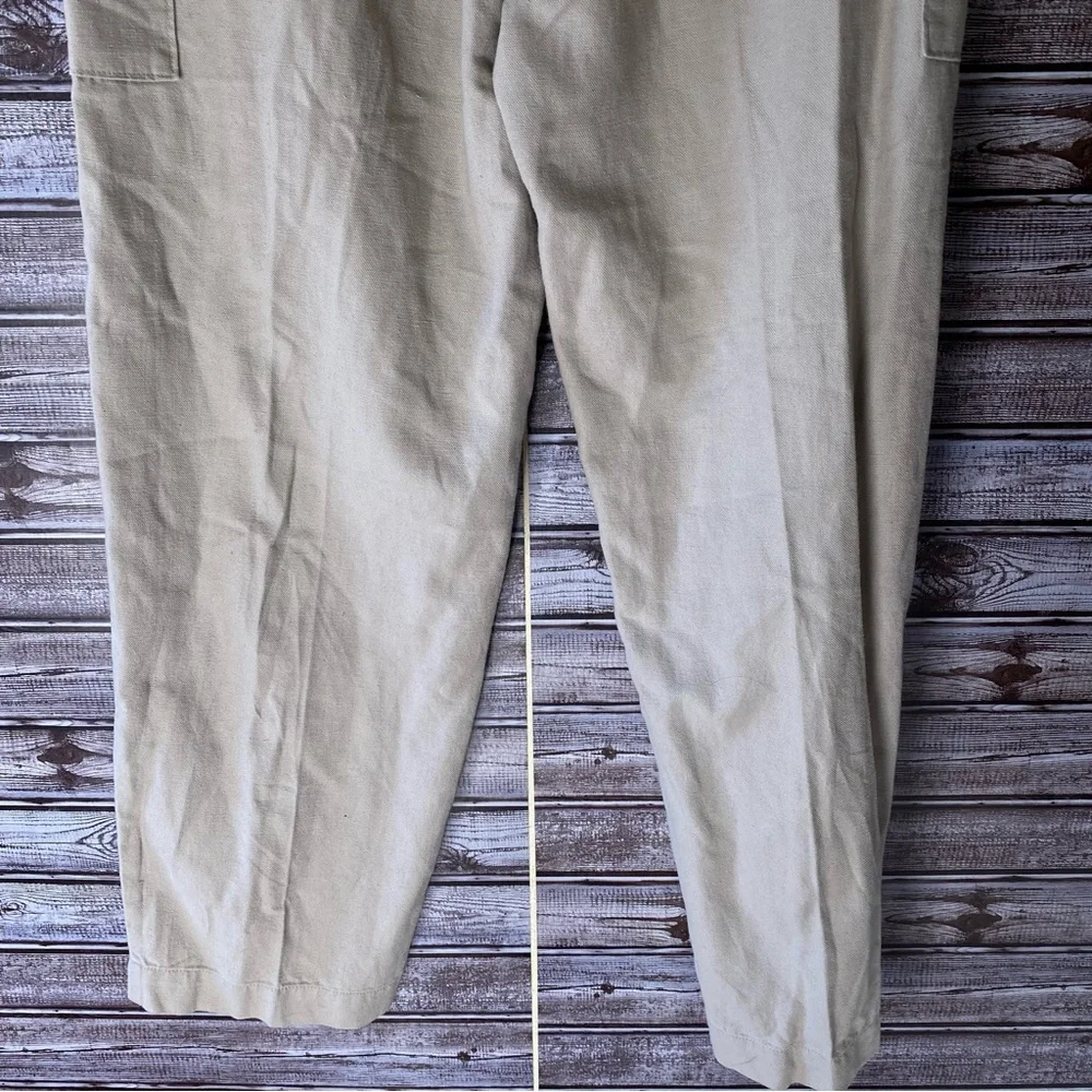 NWT Woolrich‎ Women's Linen Blend Cargo Pants Size 16 - Picture 5 of 9